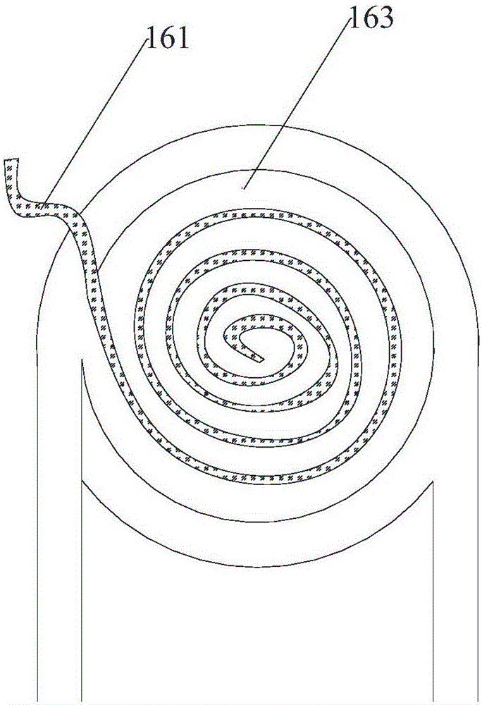 Biomass burning gasification heating device