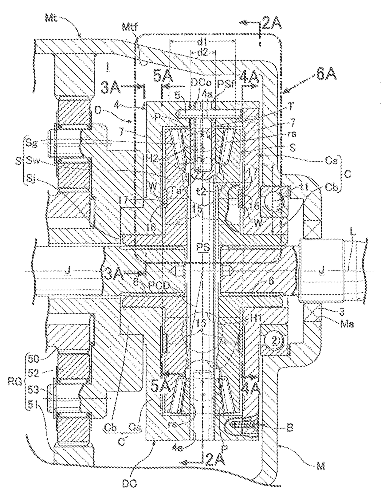 Vehicle differential device