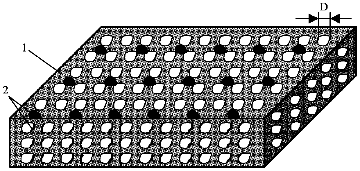 Foam metal with mixed wet surface and preparation method thereof