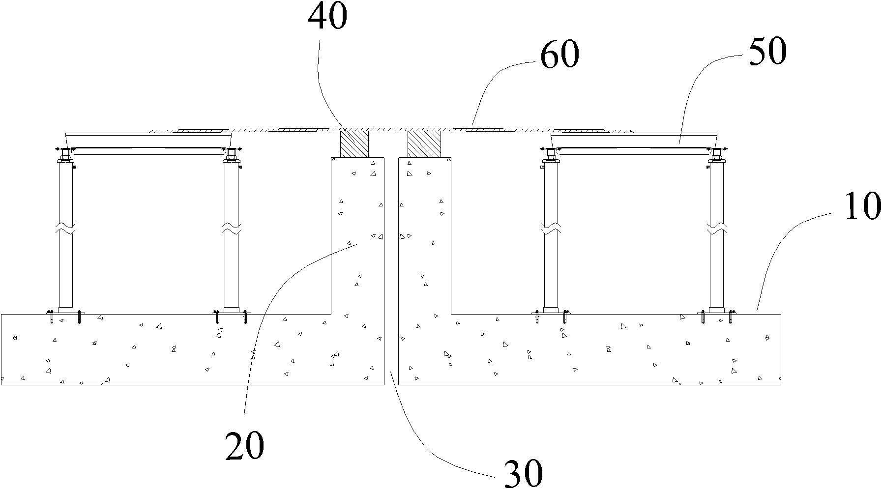 Butt joint device and butt joint method for building fireproof door walls