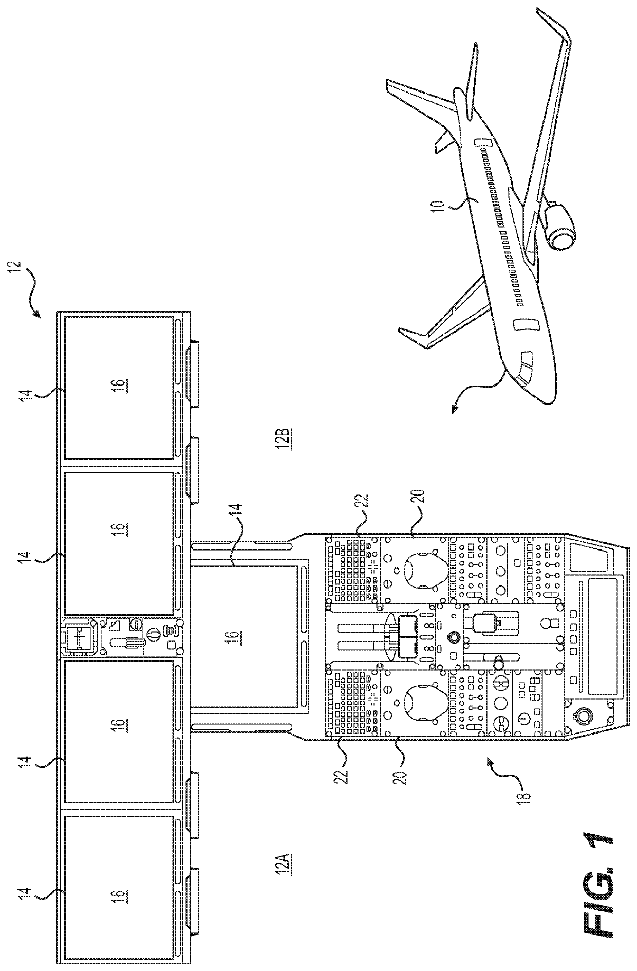Cursor control for aircraft display device