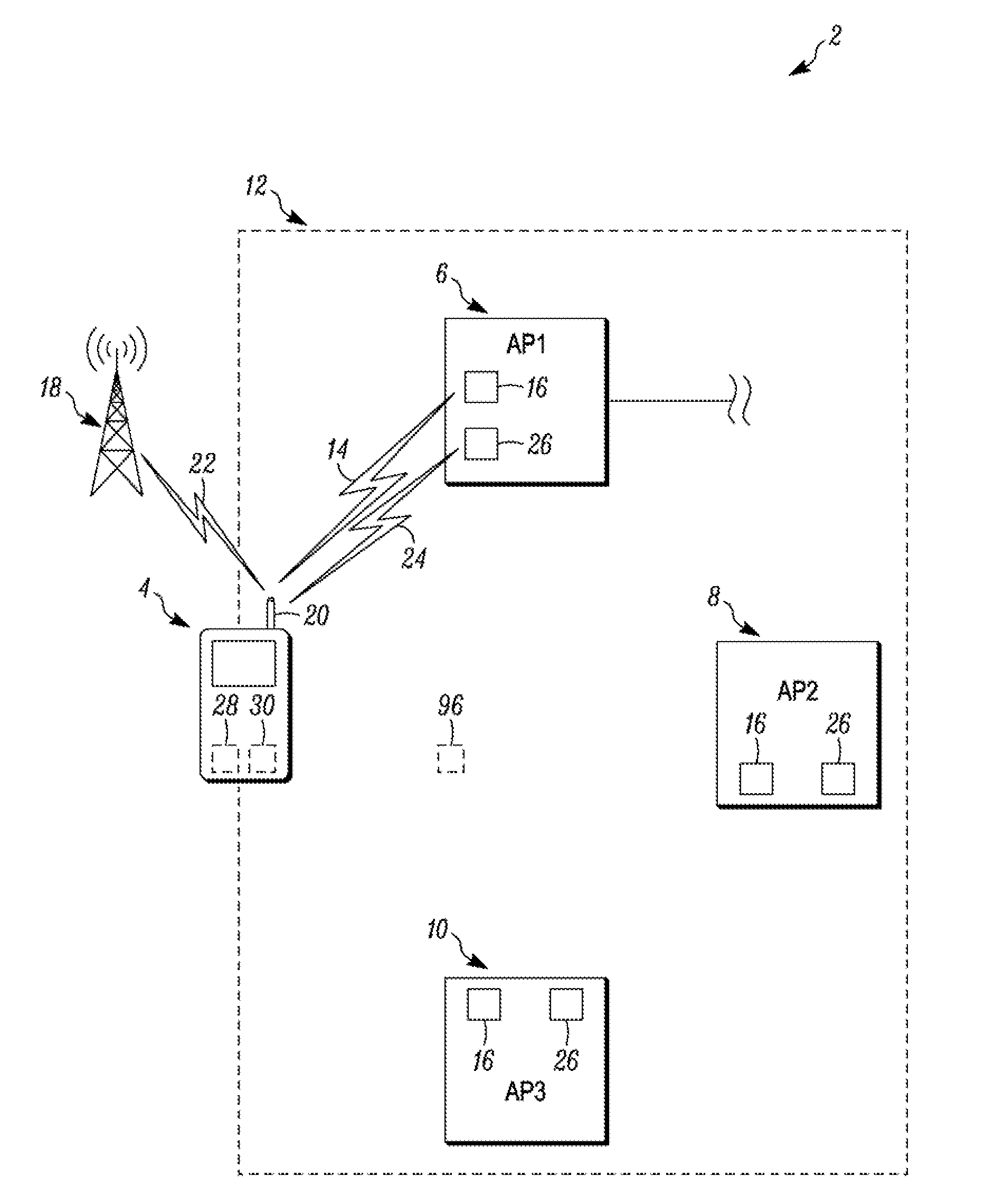 System and method for achieving WLAN communications between access point and mobile device