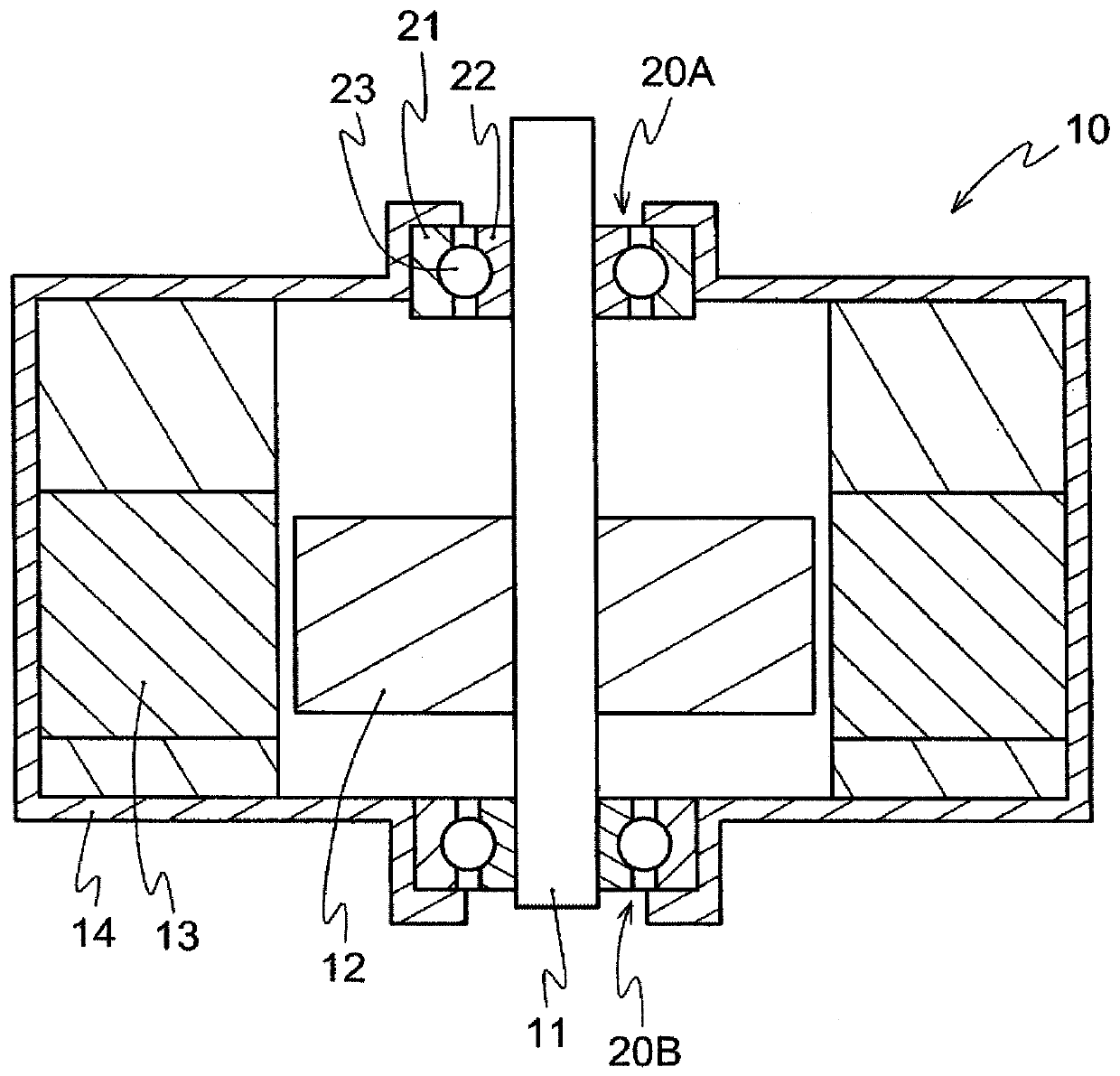 Grease composition, rolling bearing and variable frequency motor