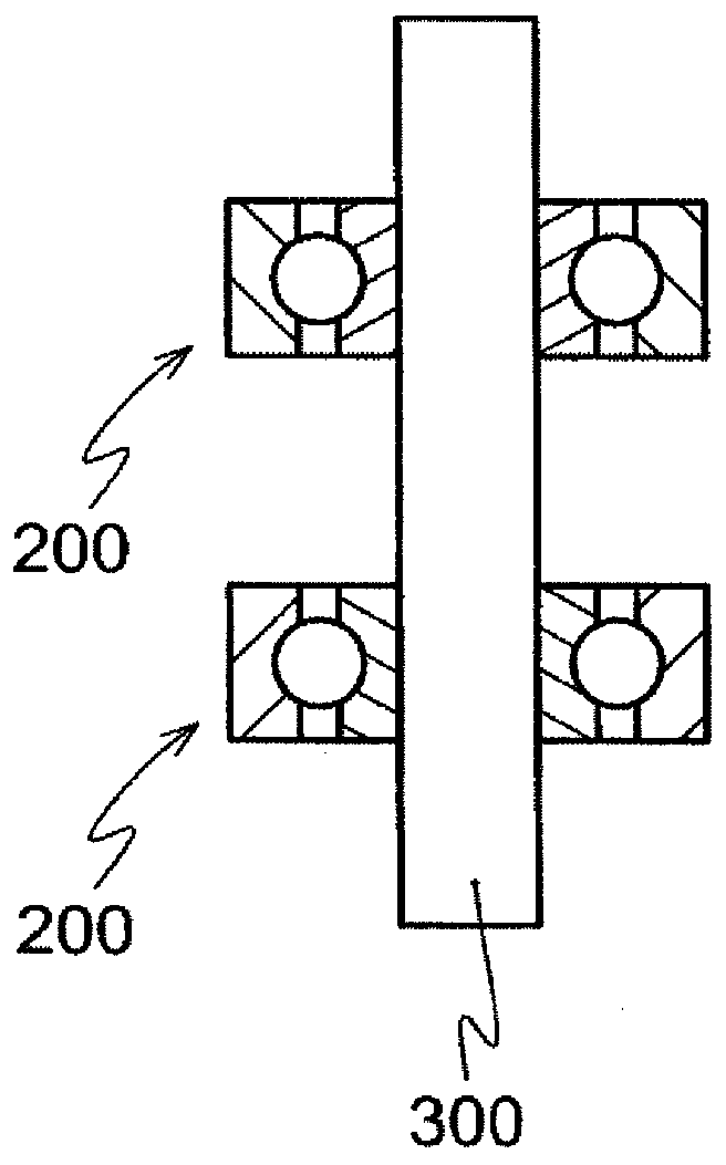 Grease composition, rolling bearing and variable frequency motor