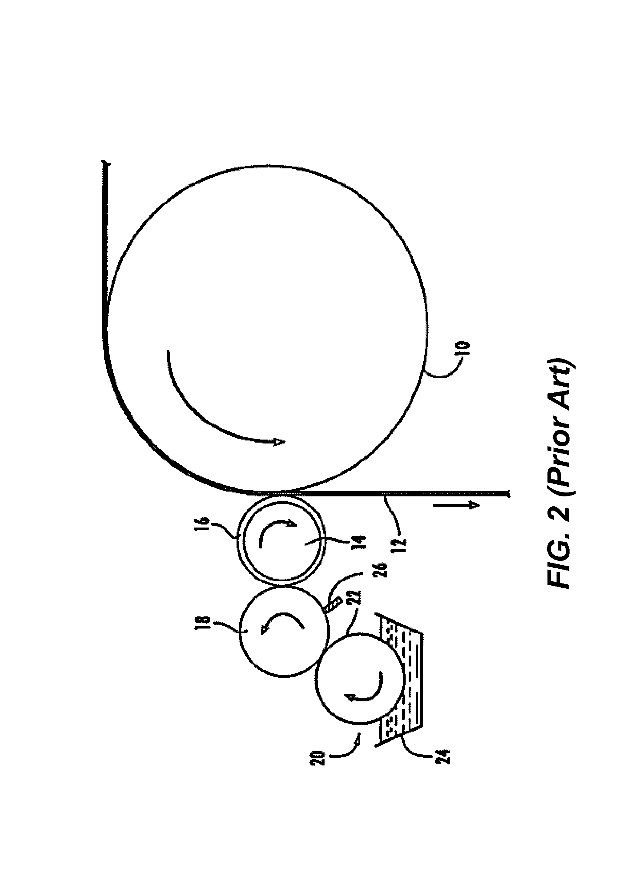 Roller contact adjustment for flexographic printing system