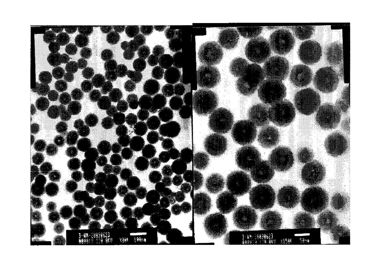 Dual-functional hollow nanocomposite oxide material and preparation and application thereof