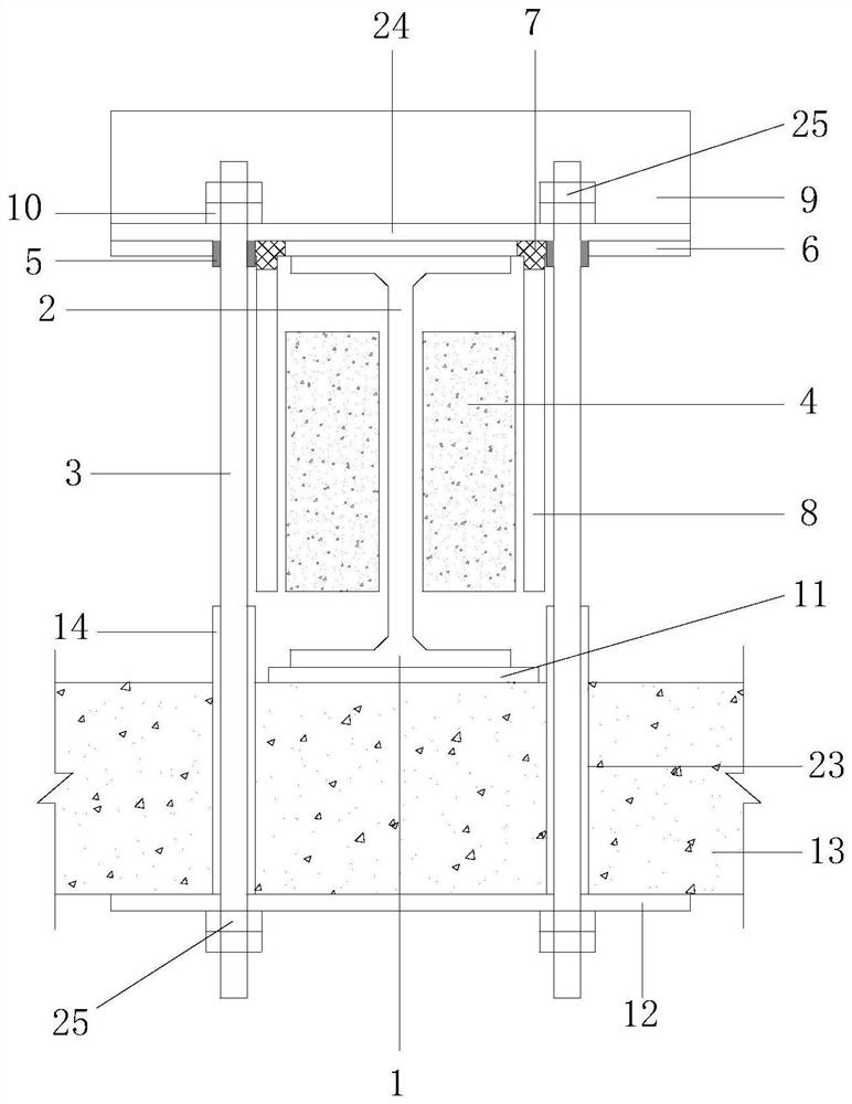 Tool type steel cantilever unloading platform and its construction method