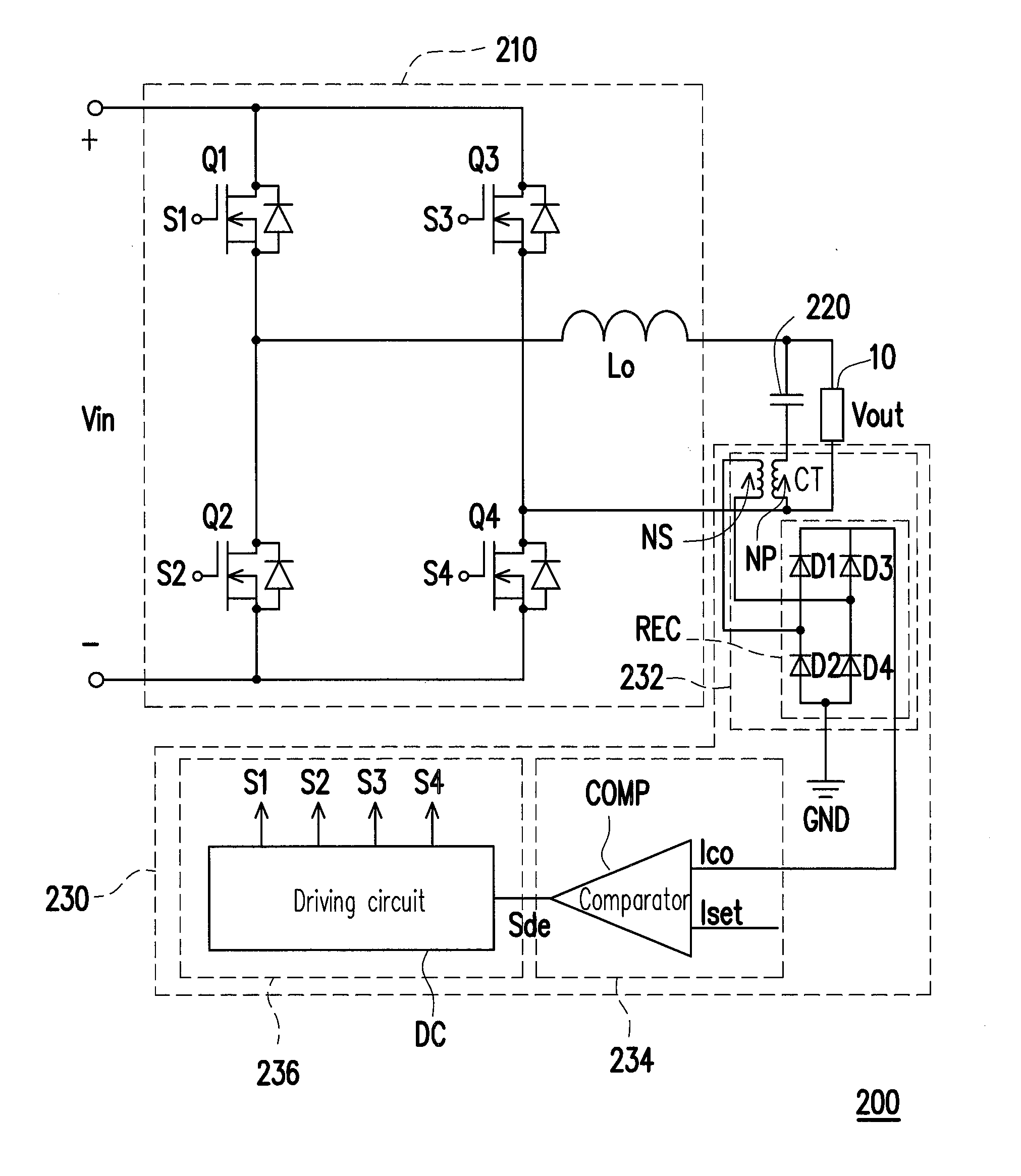 Inverter and over current protection method thereof