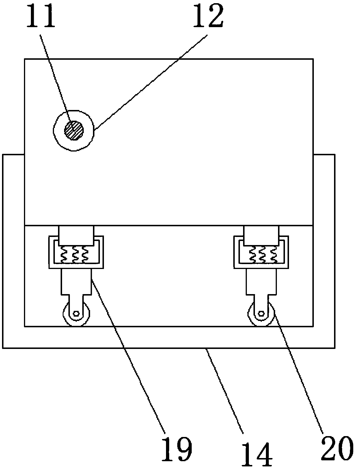 Oil removing and slag skimming device for sewage treatment plant