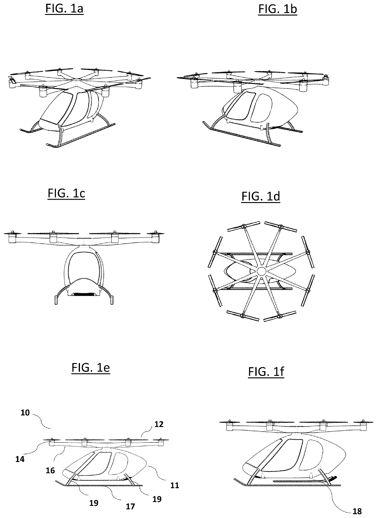 High Traffic-Rate Aerial Transportation System with Low-Footprint Vertiport