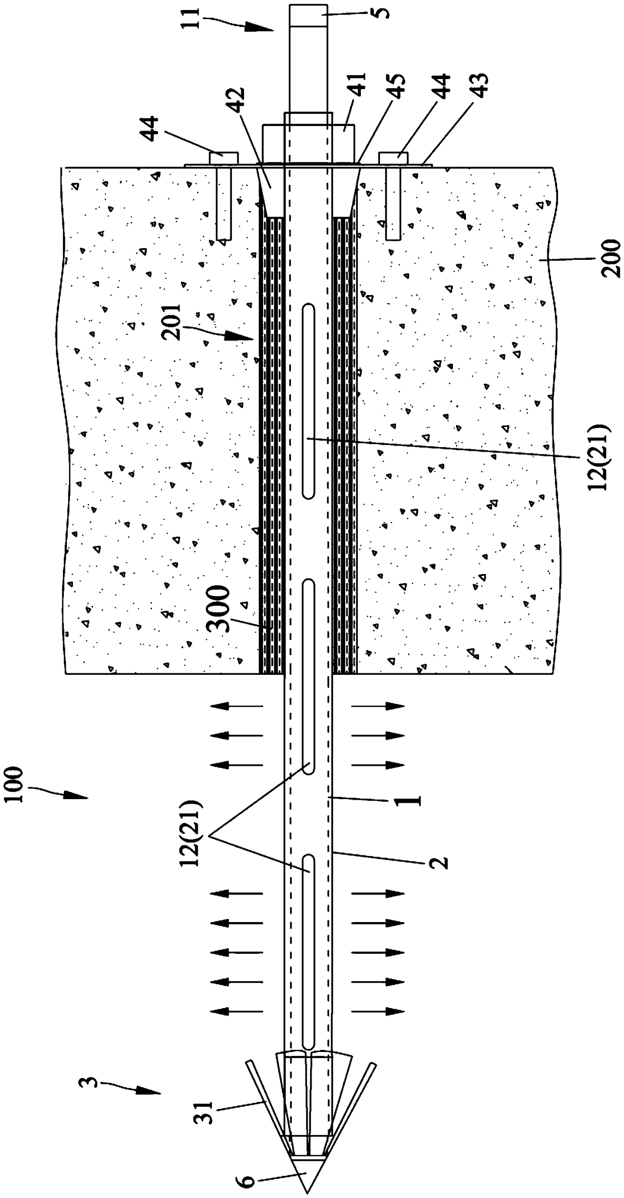 Shield tunnel back-filled grouting auxiliary mechanism and grouting method