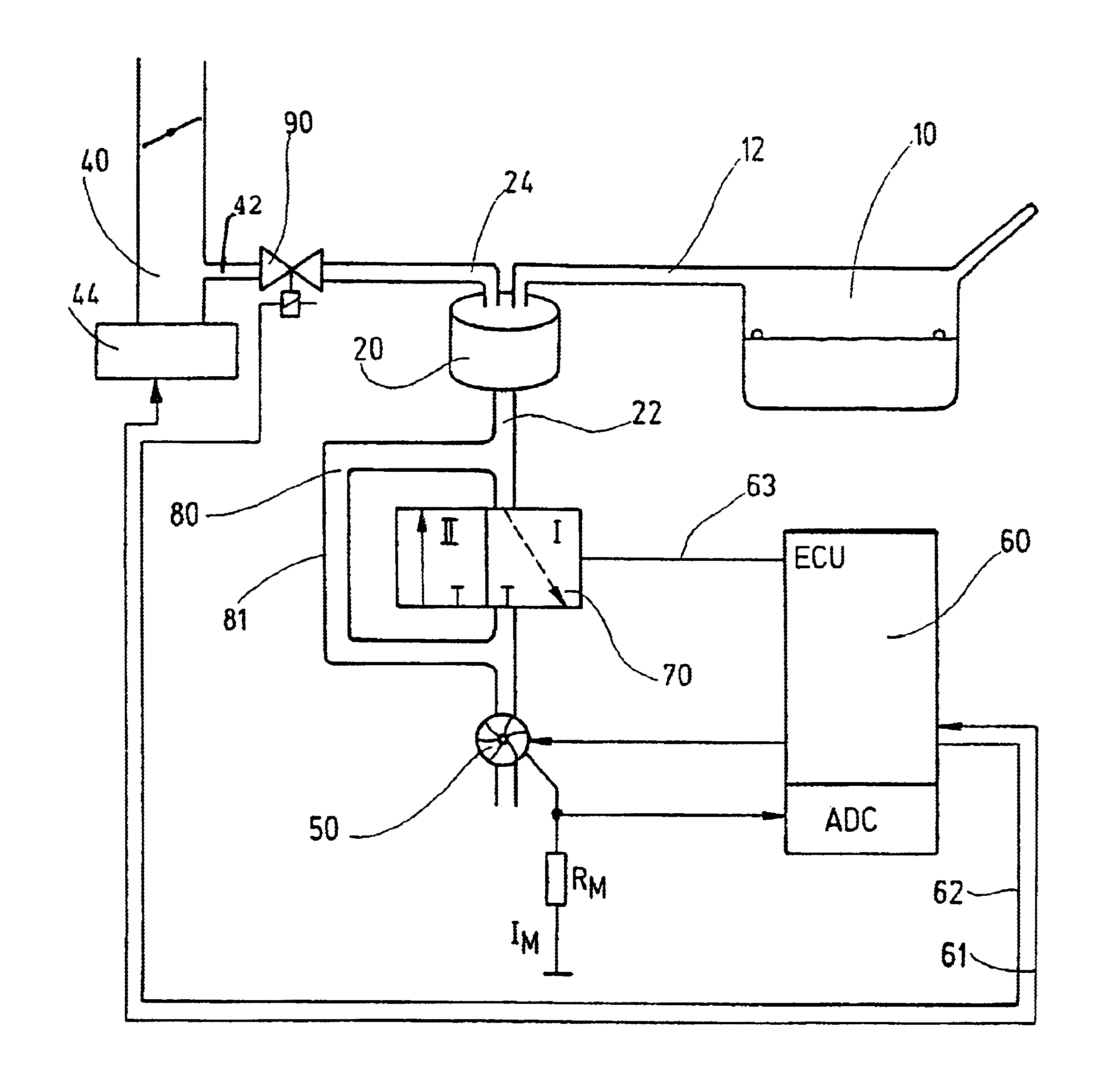 Tank-venting system in a motor vehicle and method for checking the operability of the tank-venting system