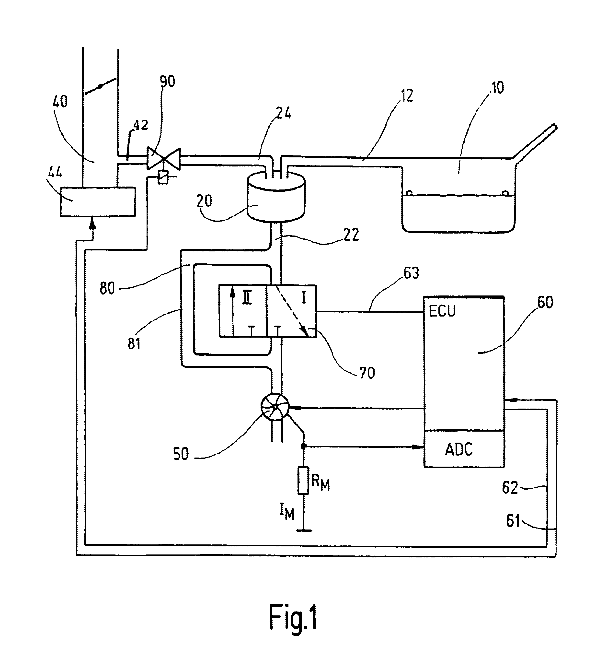 Tank-venting system in a motor vehicle and method for checking the operability of the tank-venting system