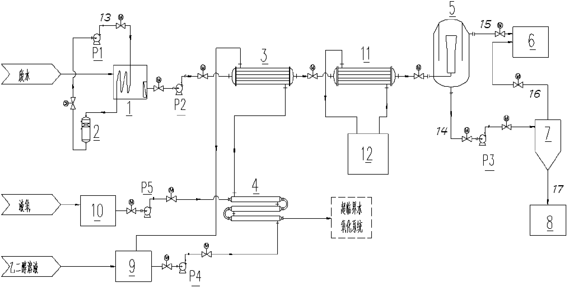 Cooling crystallization desalting system for high-salinity waste water