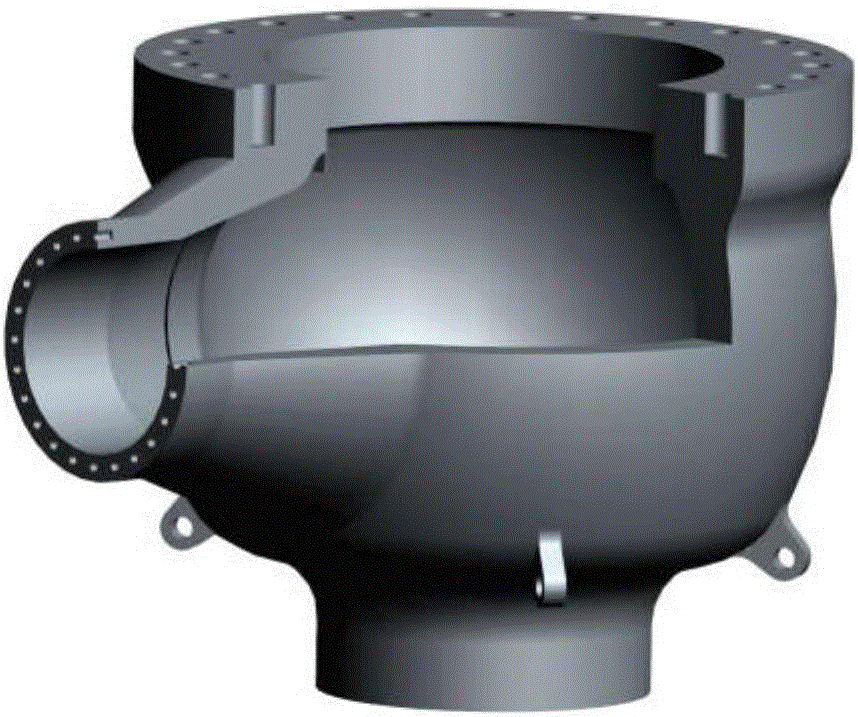 Repair welding method of austenite stainless steel casted nuclear pump shell