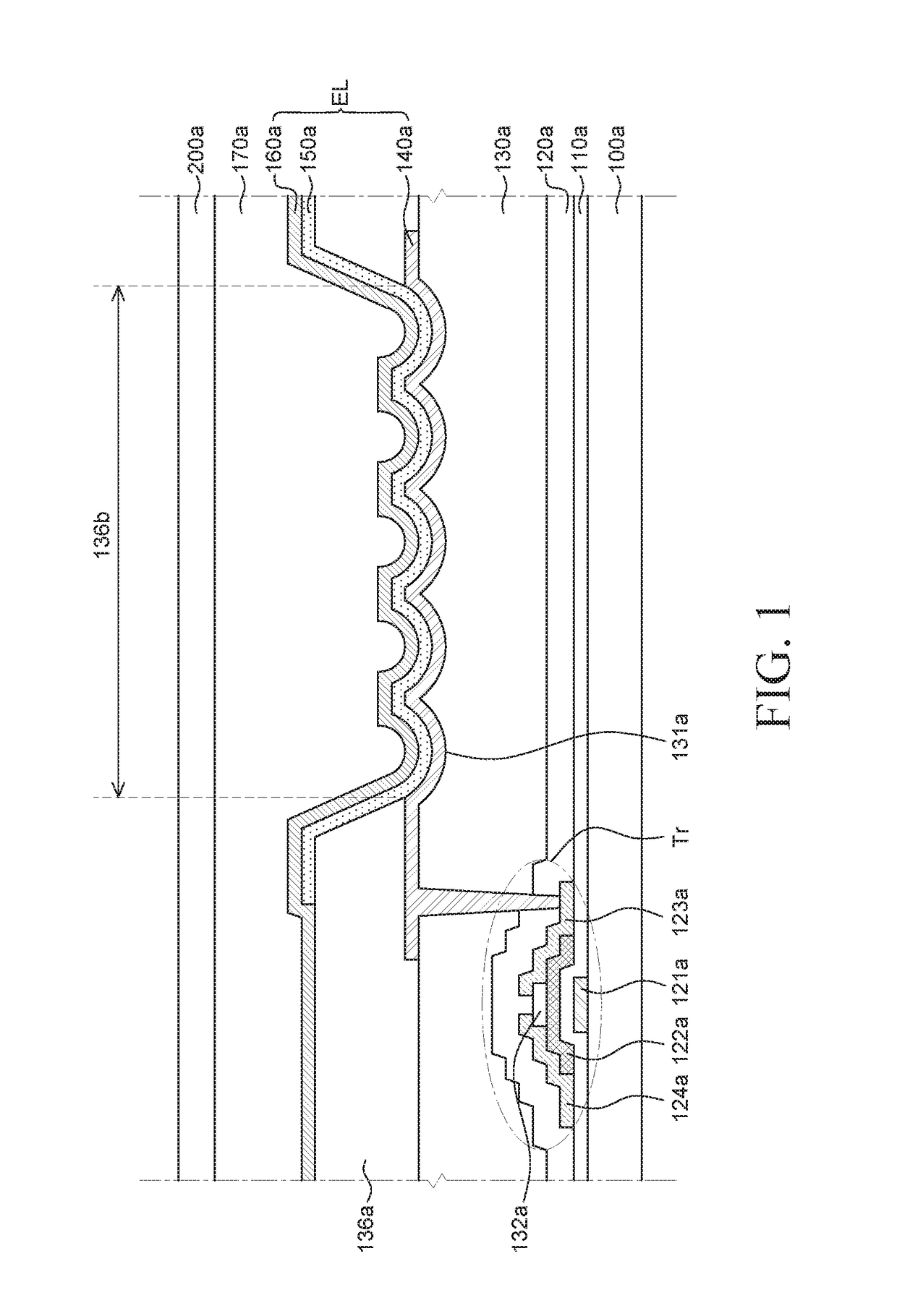 Substrate for organic light emitting display device and organic light emitting display device