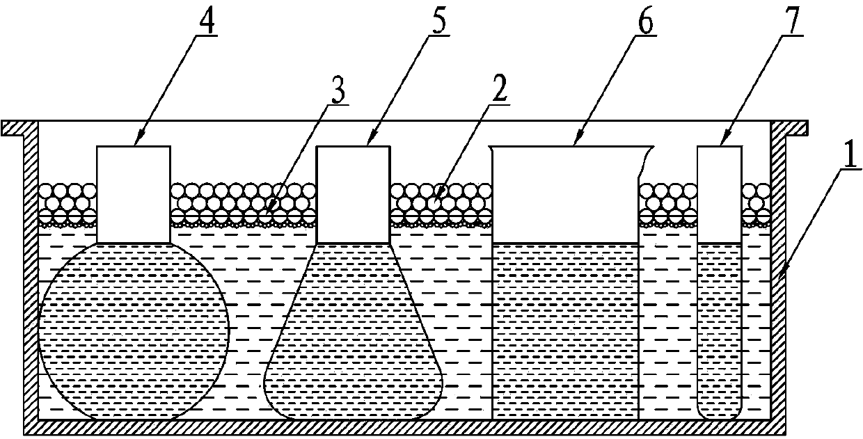 Thermostatic water bath kettle sealed and insulated by floats and application method thereof