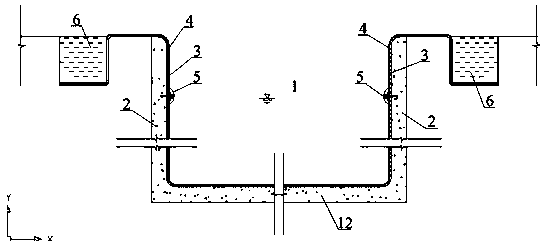 Seepage prevention method and structure for waste percolate collecting pool
