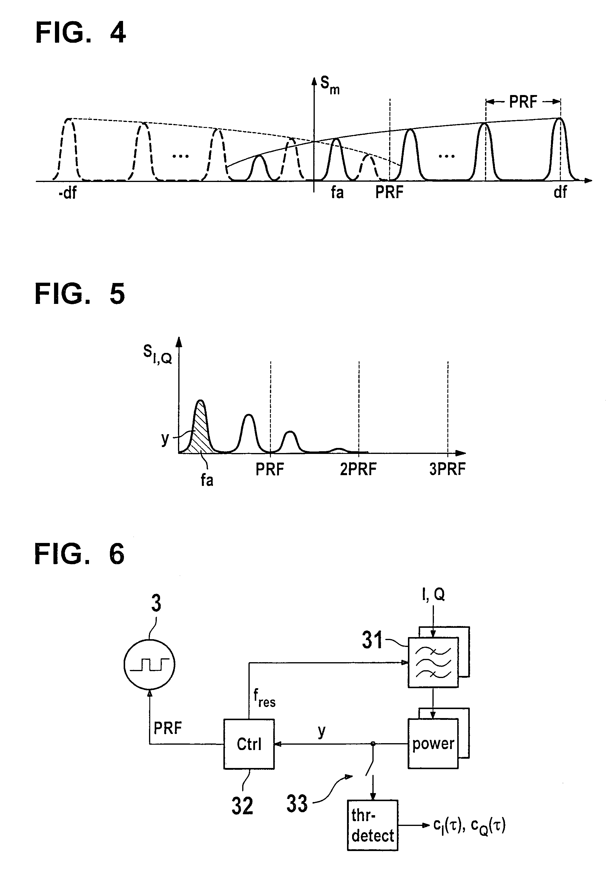 Device for, in particular bistatic radar applications