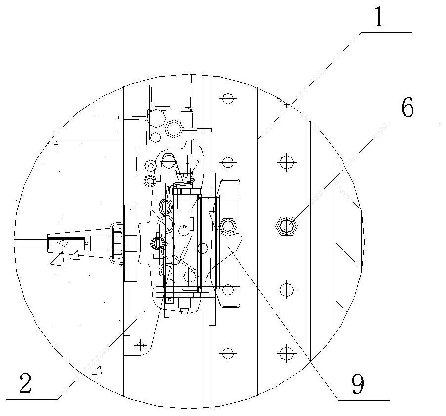 A hydraulic lifting unloading platform and its construction method