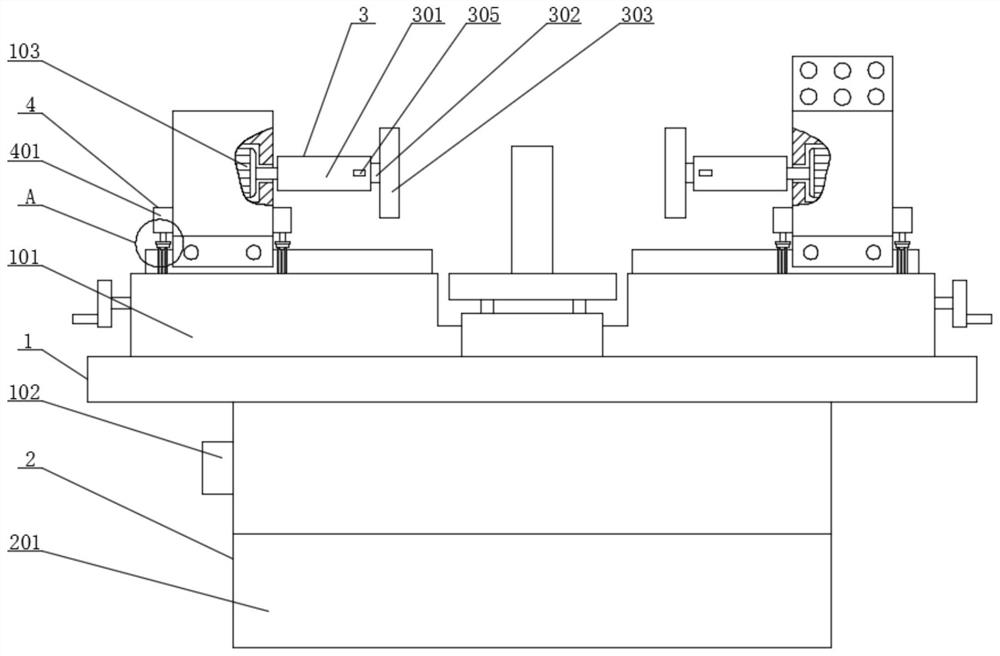Polishing machine used for castings for elevator brake system and using method thereof