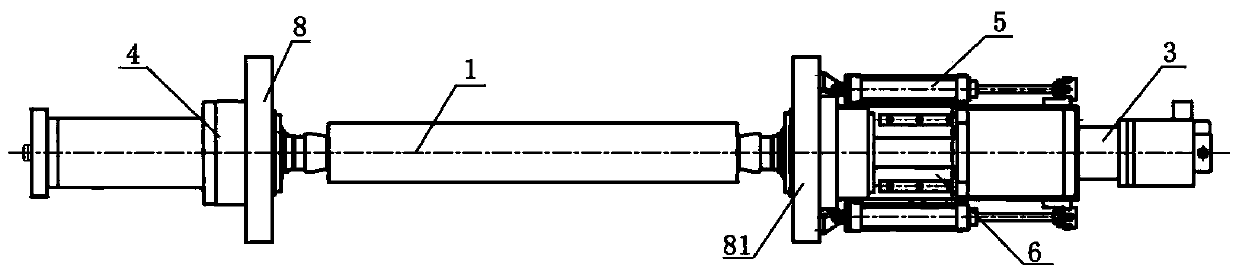 Direct connection type shaftless lock up structure