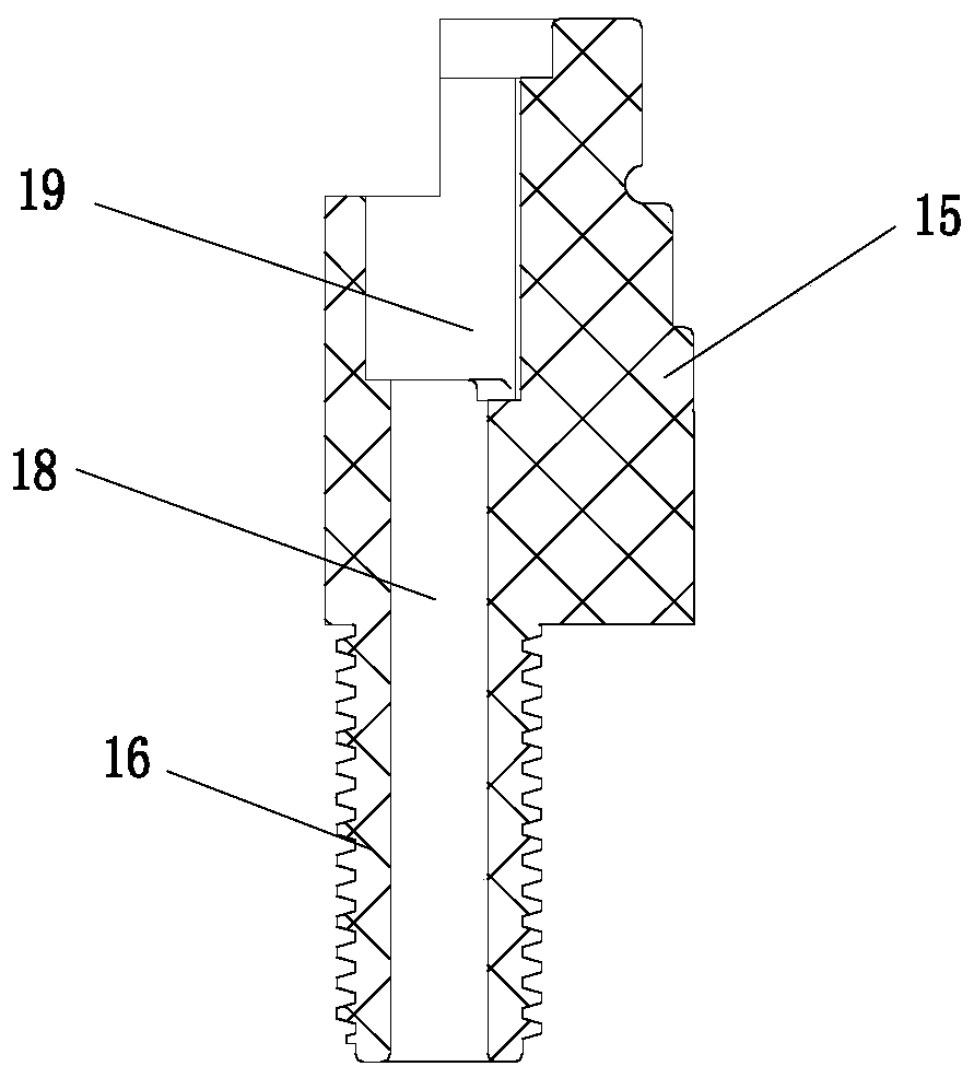 Thread transmission mechanism and electric valve containing thread transmission mechanism