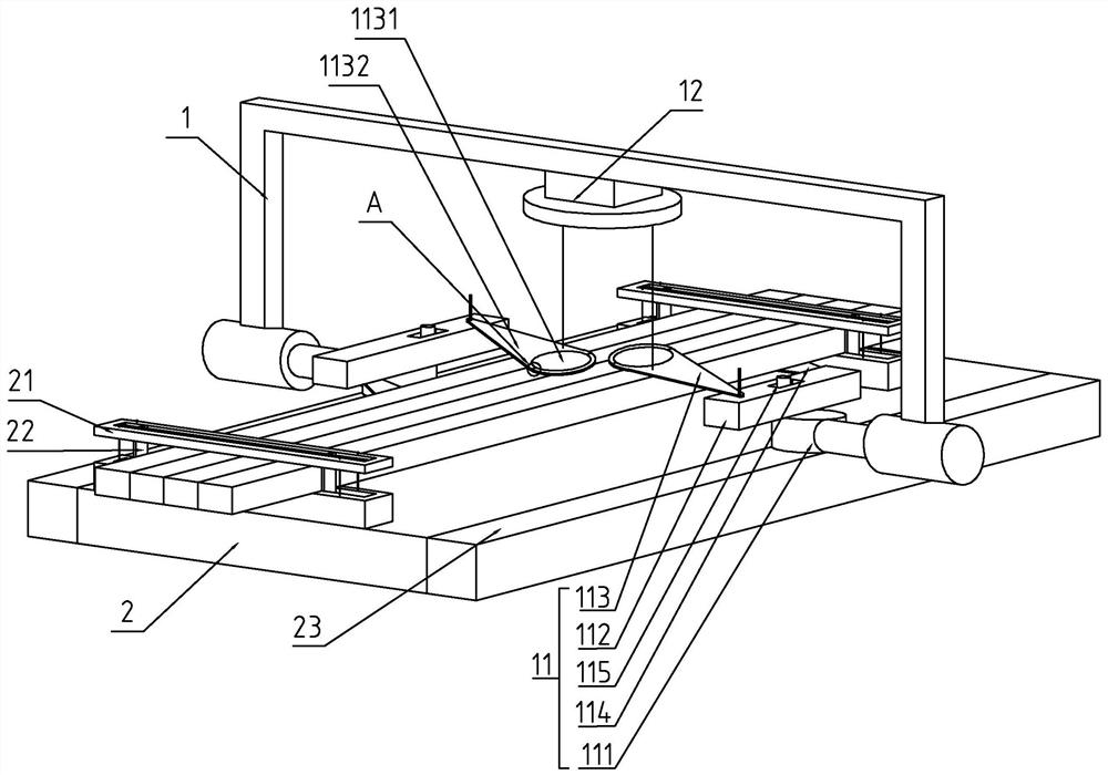 A double-sided grinding machine for furniture manufacturing