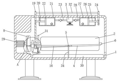 A highly automated anti-corrosion paint spraying machine for processing stainless steel pipe fittings