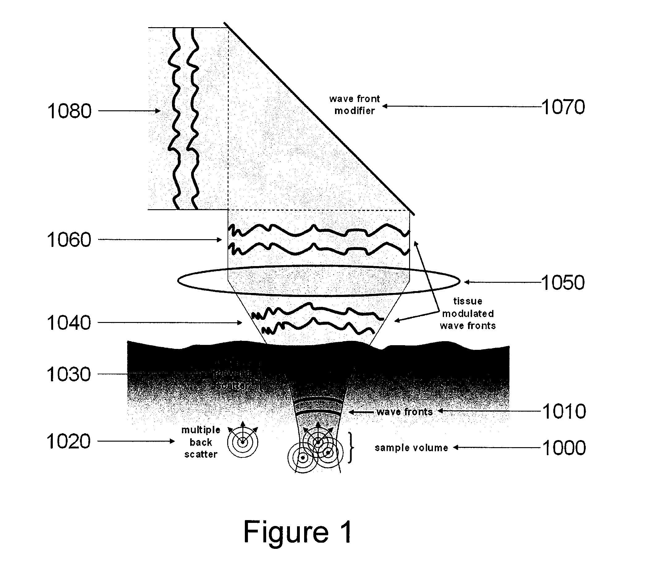 System, arrangement and process for providing speckle reductions using a wave front modulation for optical coherence tomography