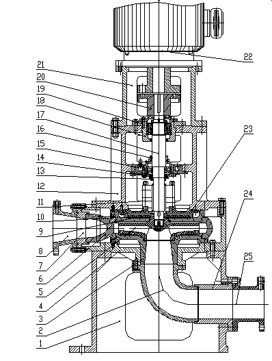 Low-pressure centrifugal coal slurry pump