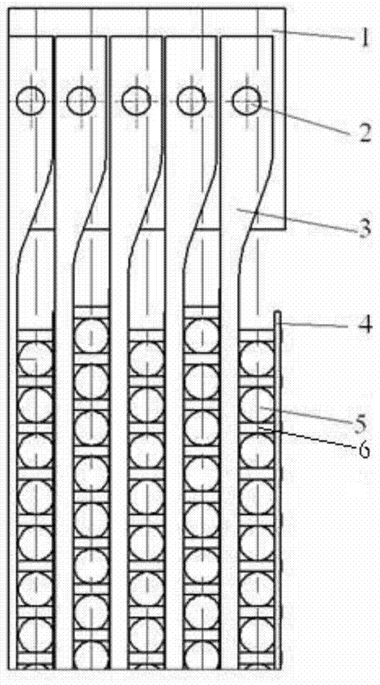 Sleeving method for multi-layer screw-type heat exchanging tube bundles
