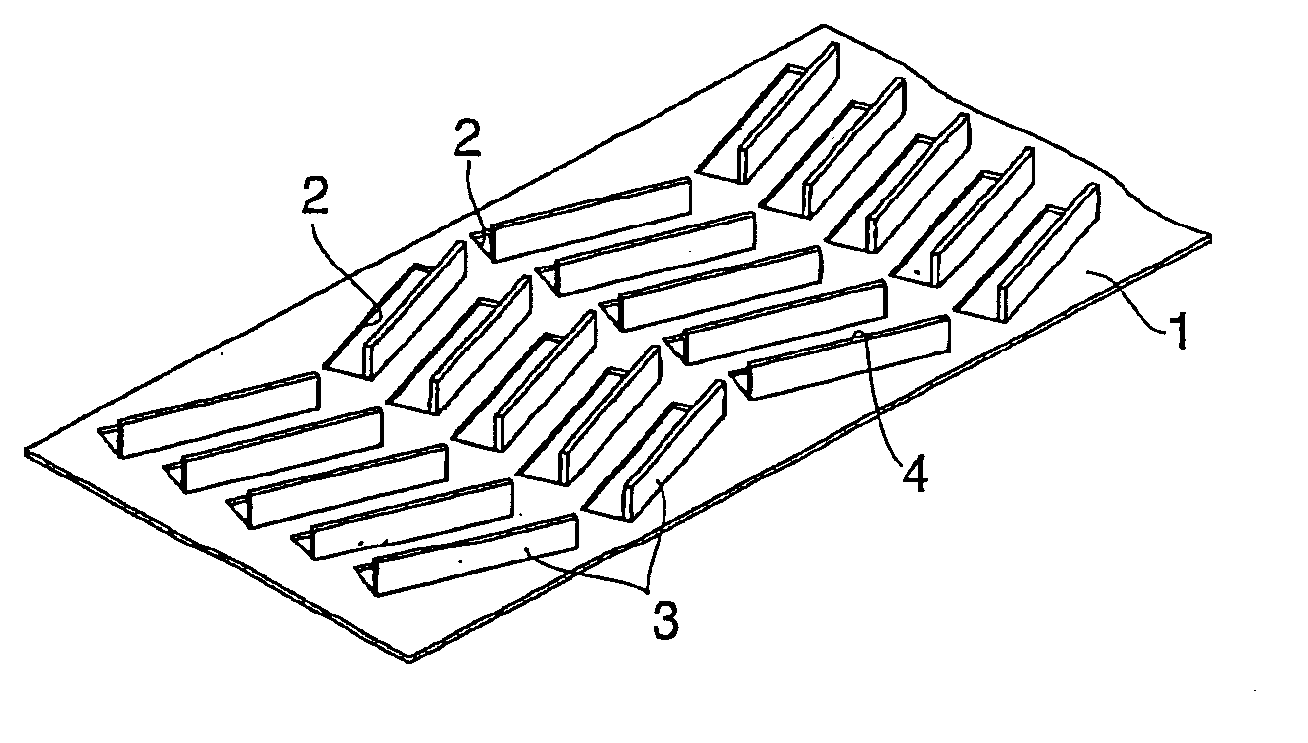 Fluid agitating fin, method of fabricating the same and heat exchanger tube and heat exchanger or heat exchanging type gas cooling apparatus inwardly mounted with the fin