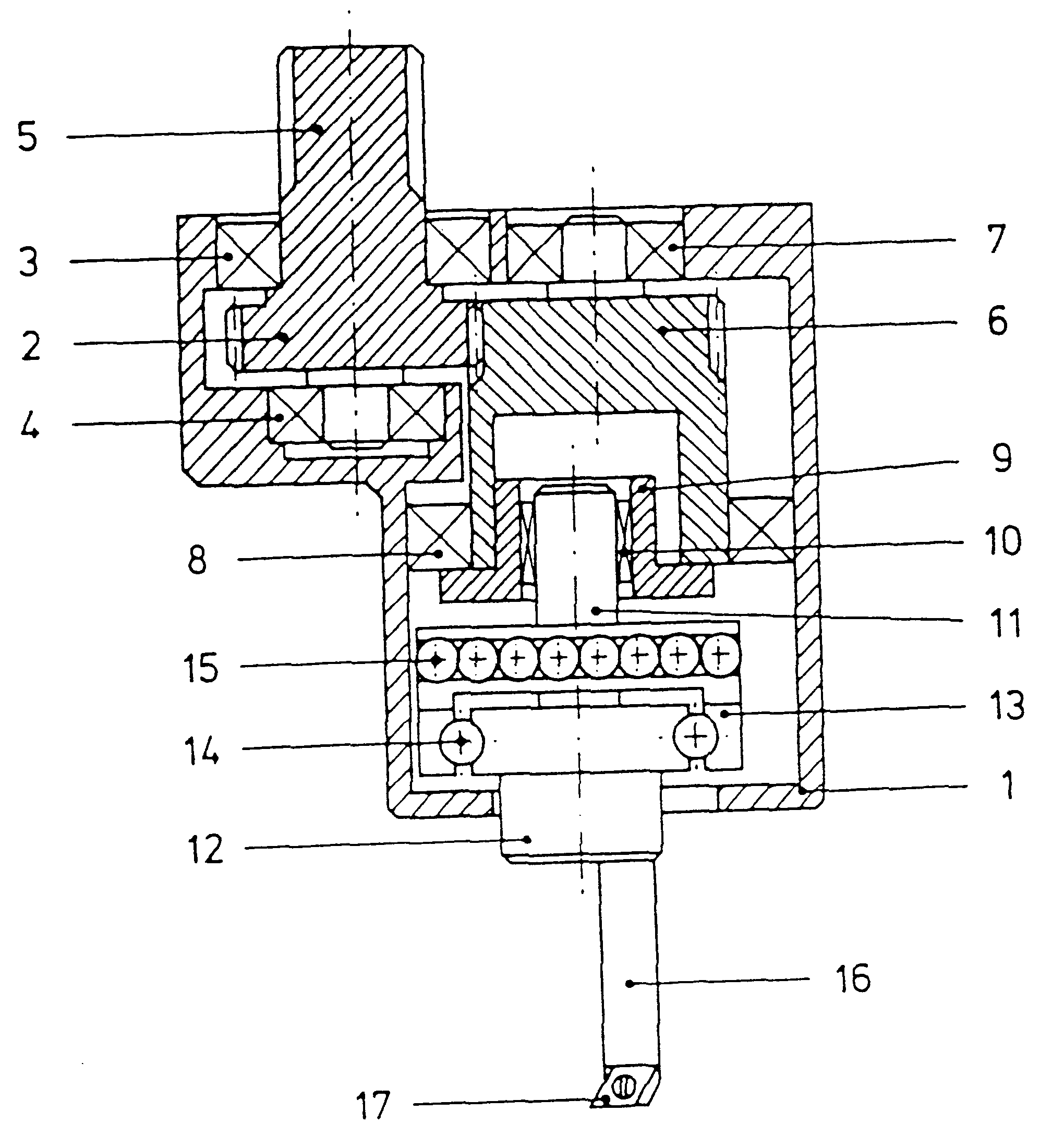 Process and device for manufacturing workpieces with non-circular inner or outer contours as well as eccentrically positioned round boreholes and/or journals