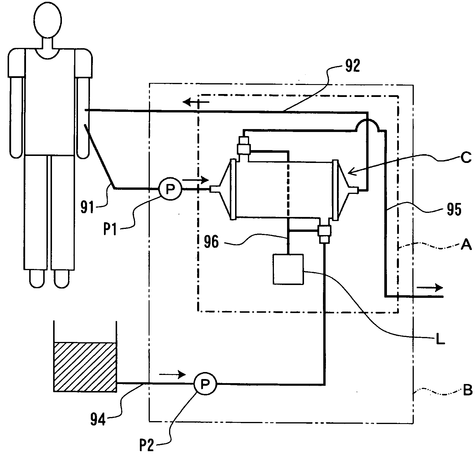 Apparatus For Denaturating Bilirubin And Bilirubin Dialyzer