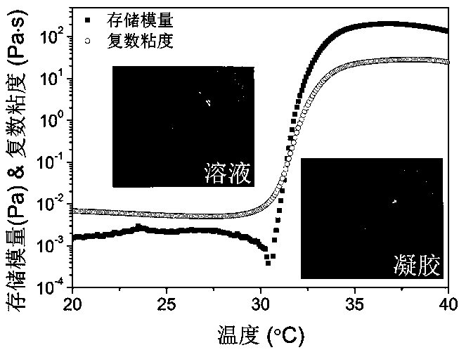 A kind of thermogenic hydrogel containing selenium or tellurium and its preparation method and application