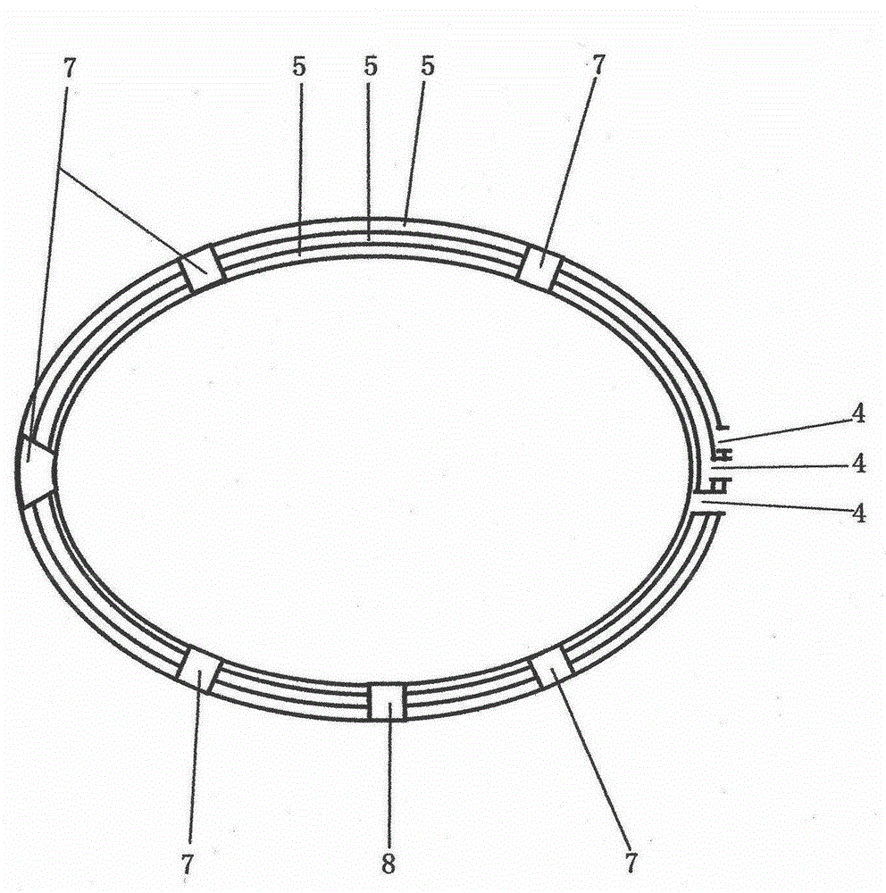 Transporting tool without middle tire ball