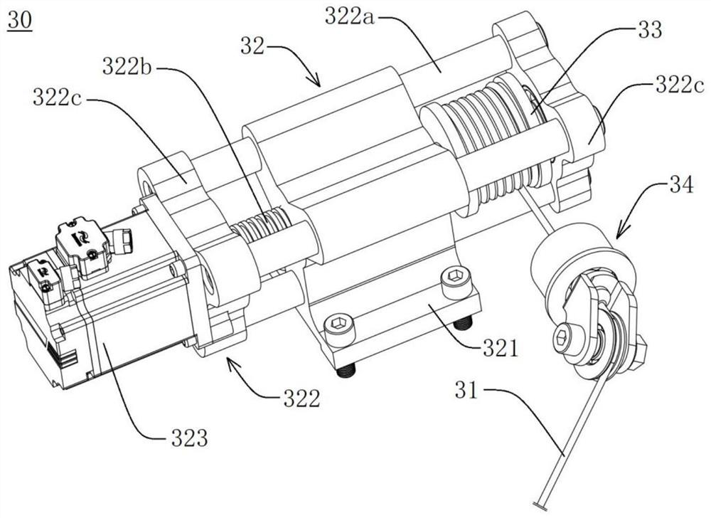 Traction swing type dish-washing machine spraying mechanism