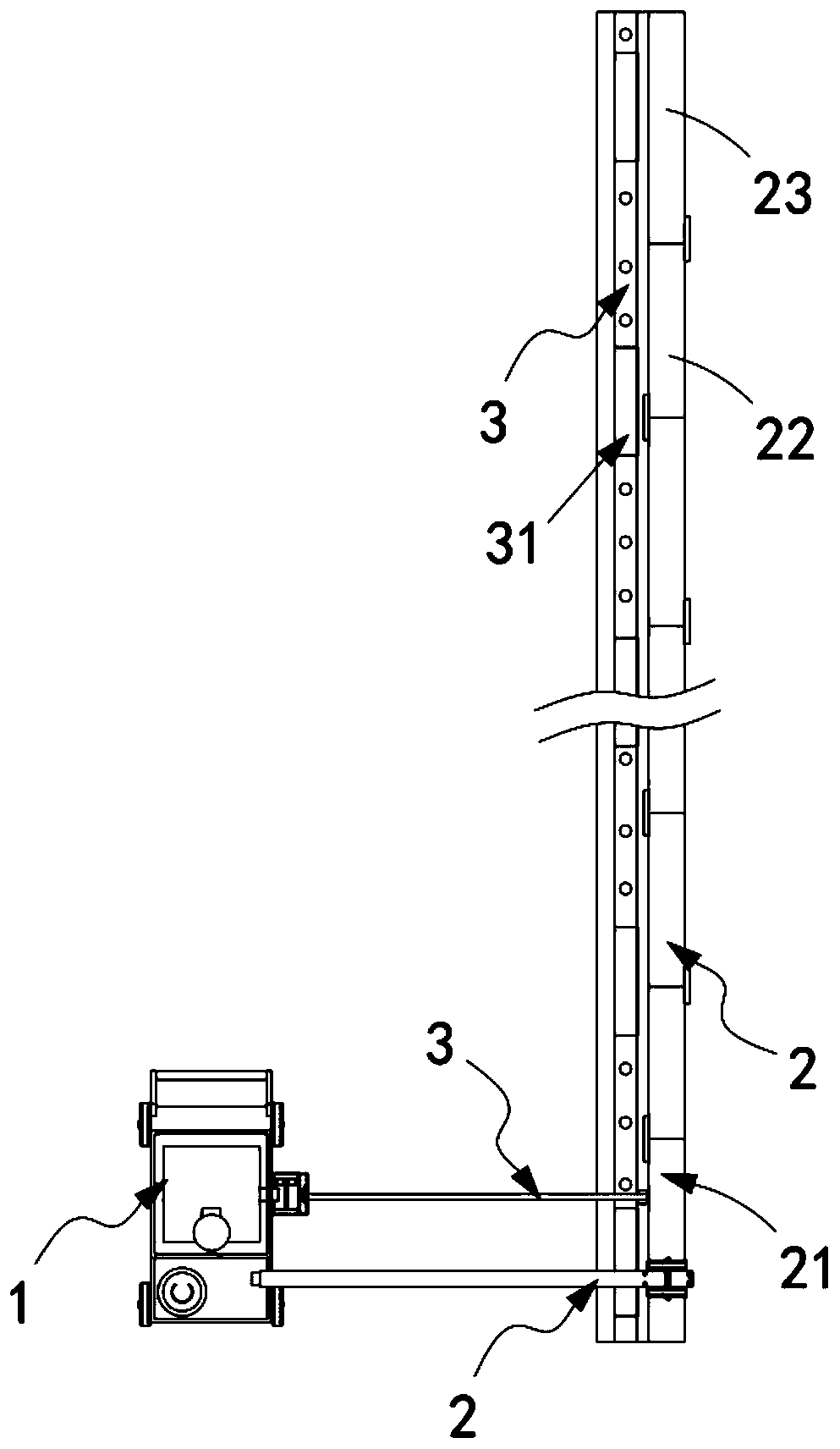 Full-automatic road marked line scribing machine