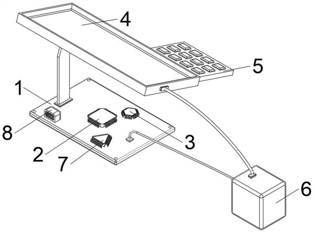 Vehicle digital instrument based on single-chip microcomputer design