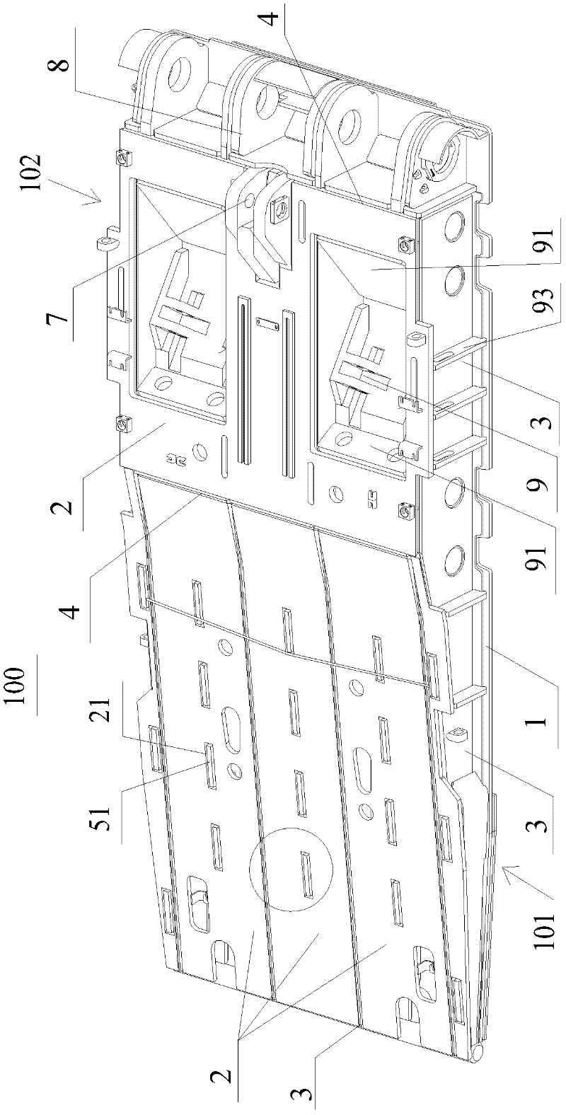 Hydraulic support and top beam thereof