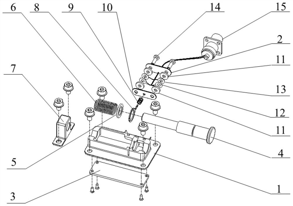 A split memory alloy spring pin