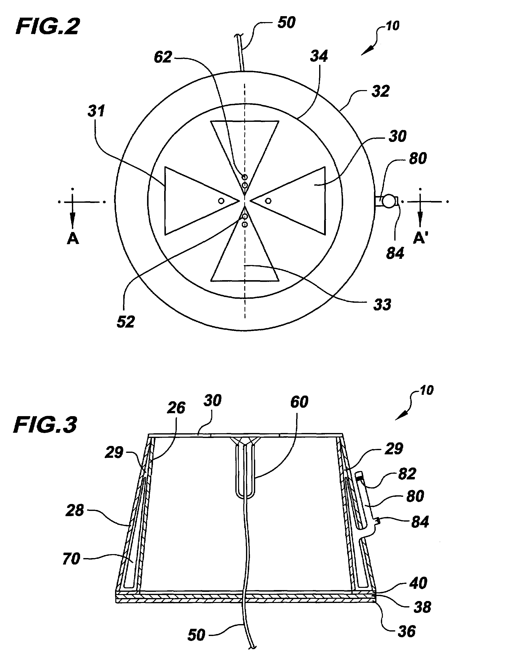 Portable and inflatable antenna device