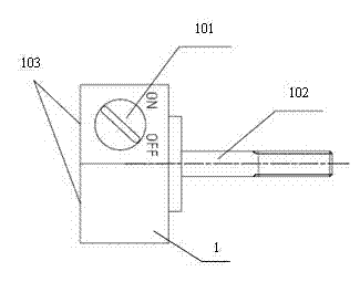 Gas cutting guiding device