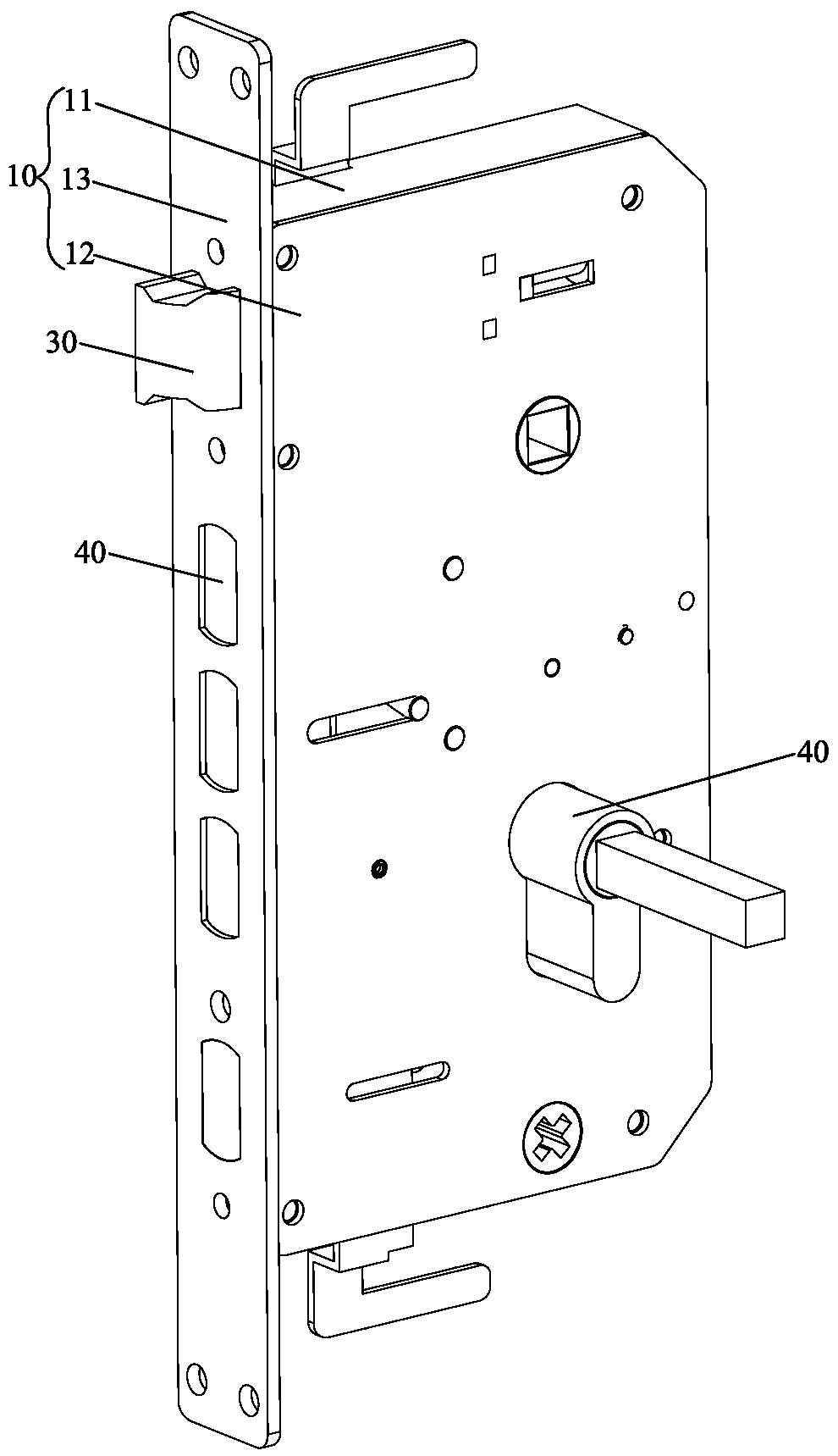 Manual and automatic integration electric lock