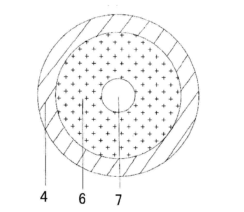 Device and method for repairing underground water ammonia nitrogen pollution in normal position and abnormal position combined mode