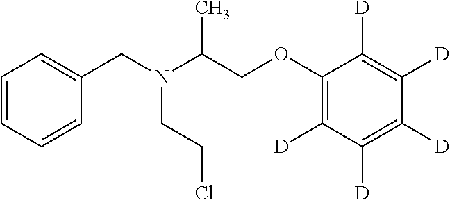 Phenoxybenzamine assay