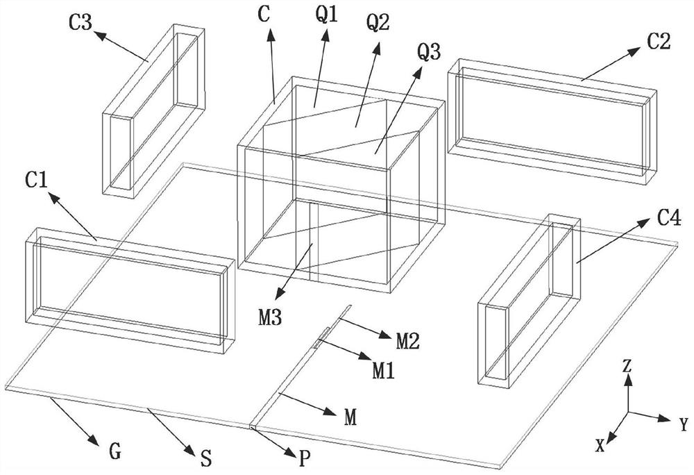 Transparent polarization and bandwidth reconfigurable filtering liquid dielectric resonator antenna