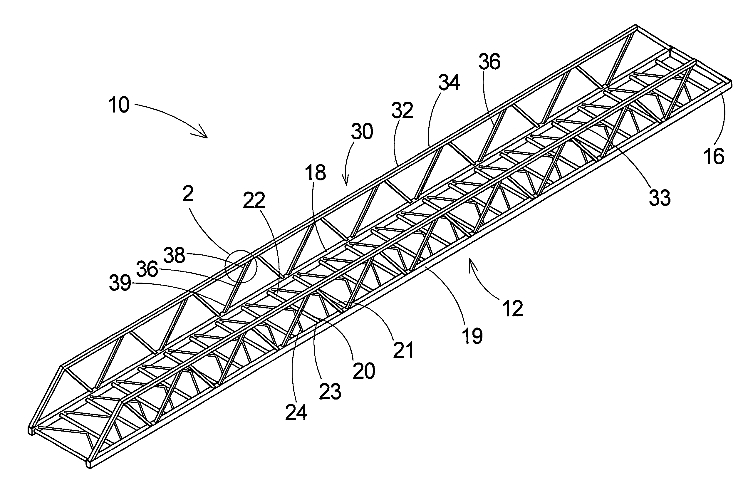 Apparatus and method of forming a corrosion resistant coating on a ladder