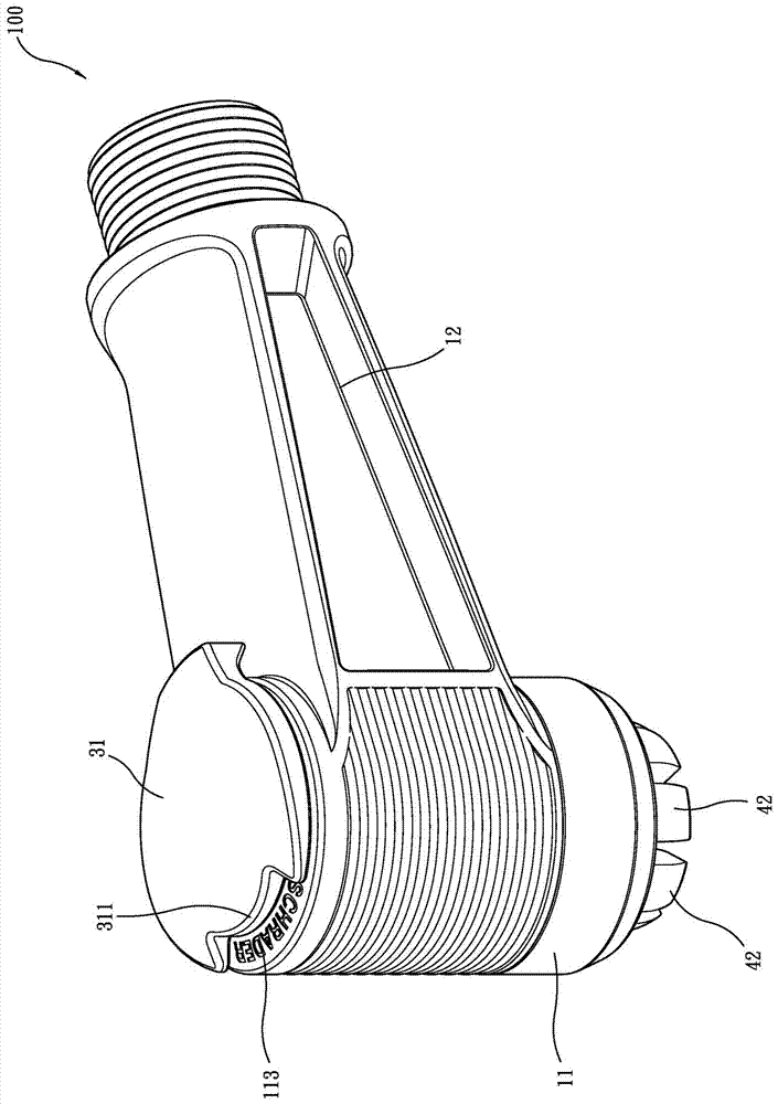 Rotary clamping jaw type valve